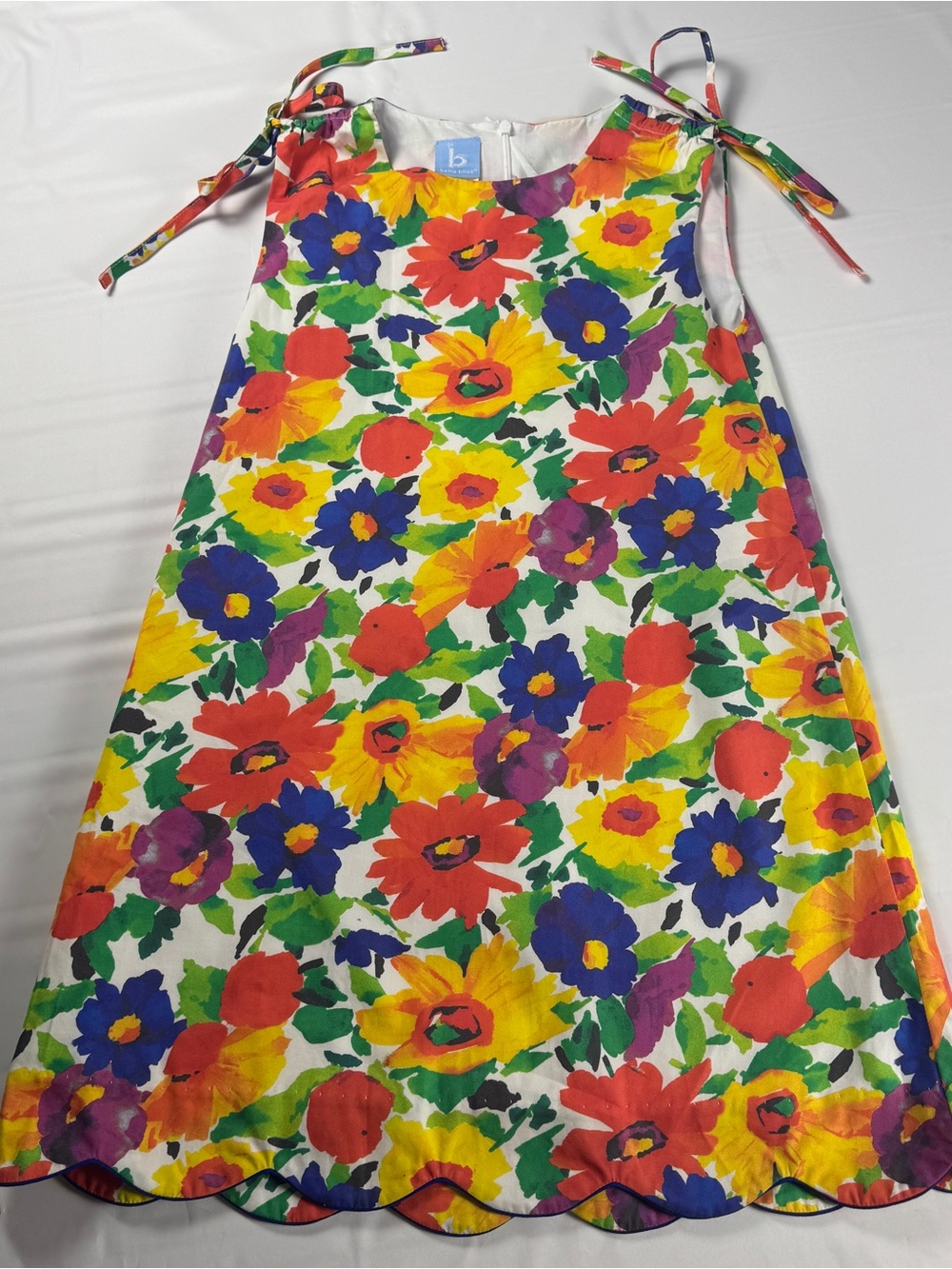 Bella Bliss Frances Valentine Collab Dress Girls 12 Bright Floral Cooper Shift